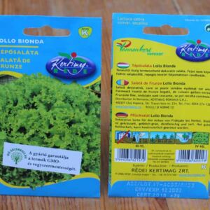 Lollo Bionda saláta vegyszermentes zöldség vetőmag